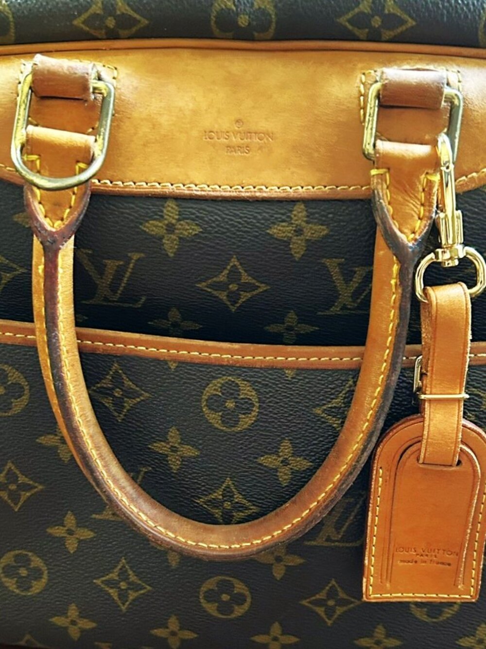 LOUIS VUITTON Monogram Deauville Tote Bag - Picture 11 of 15